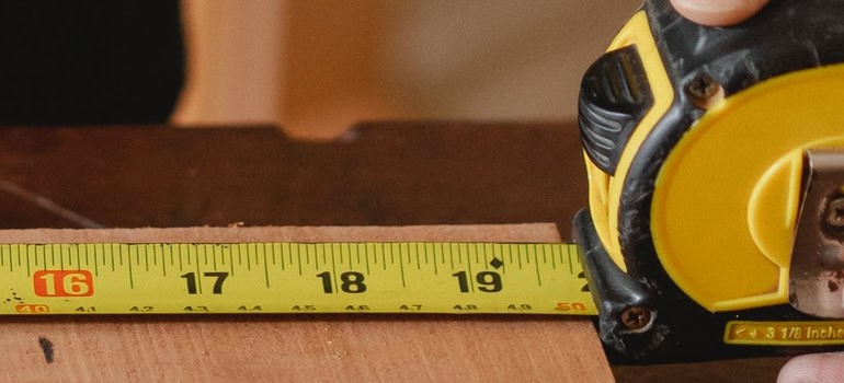 a measuring tape