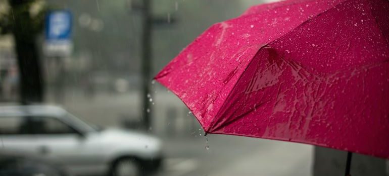 red umbrella