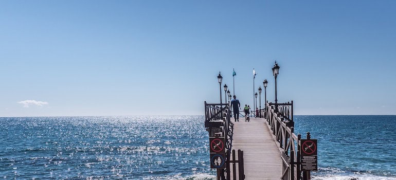 Dock by the beach