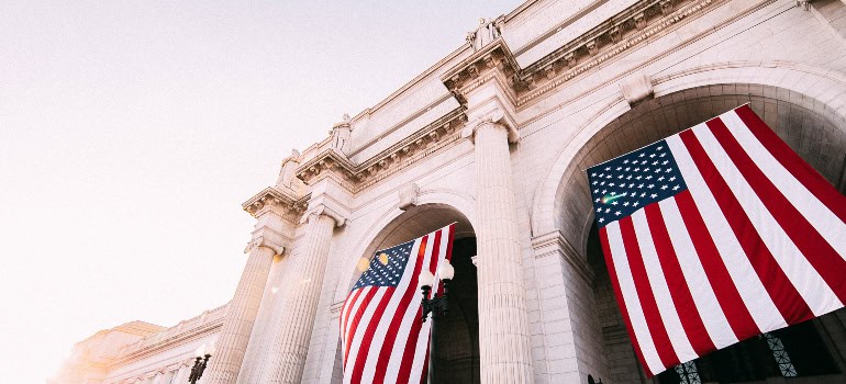 part of a government building in Washington DC